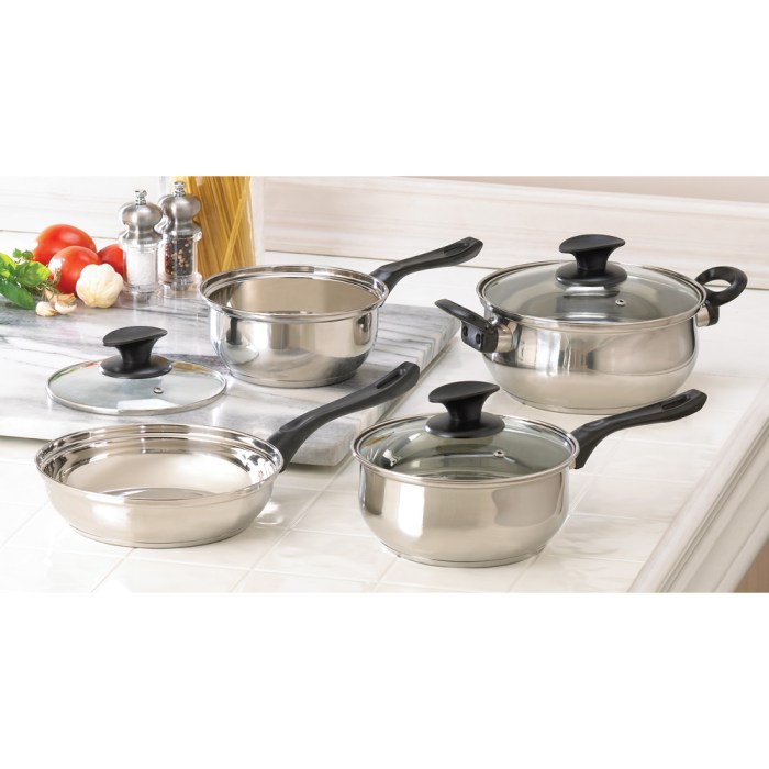 Culinary essentials pots and pans