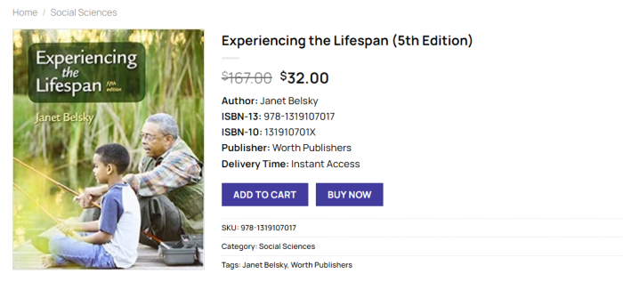 Experiencing the lifespan 5th edition pdf