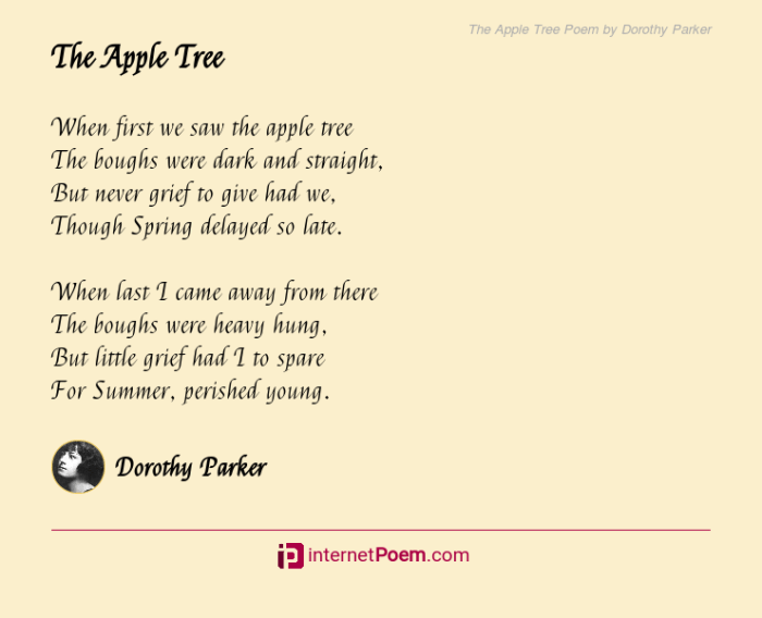 The apple tree by katherine mansfield